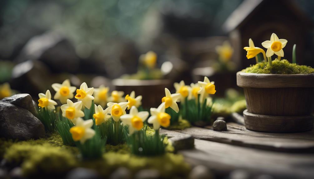 cultivating small daffodil blooms