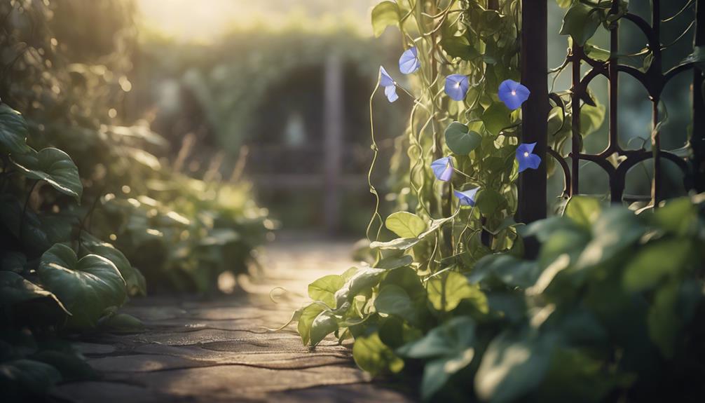 eliminate morning glory weeds