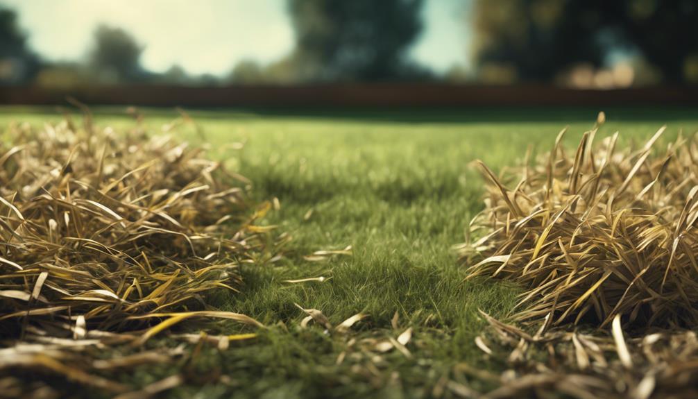 identify healthy grass signs