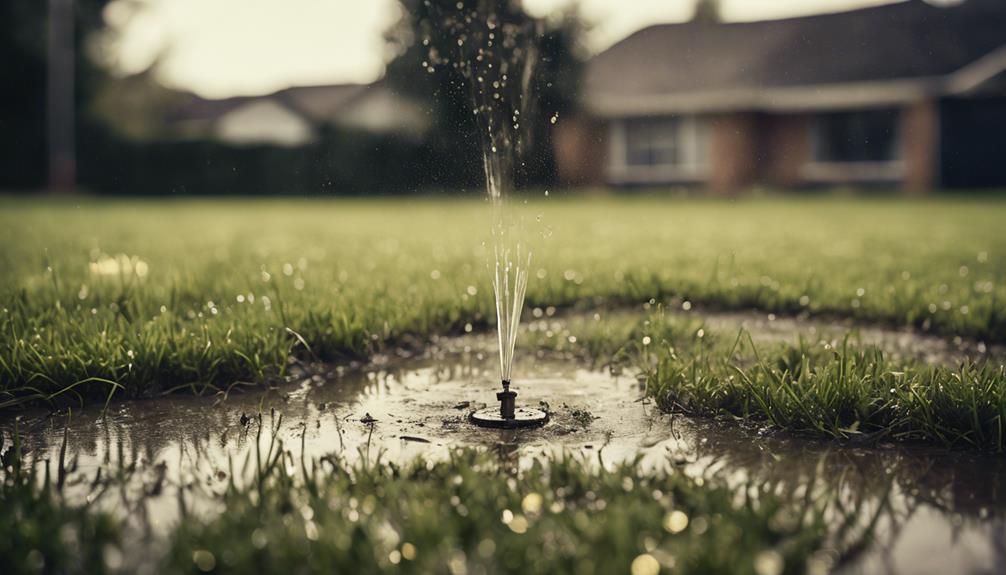 identifying overwatered lawn symptoms