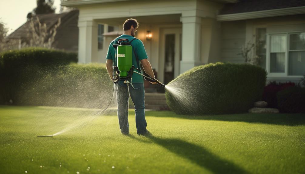 lawn care chemical applications