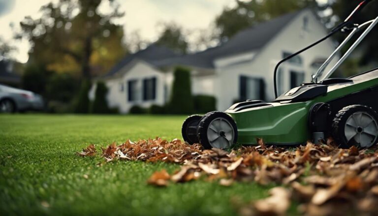 lawn mower leaves clippings