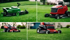 lawn mower type guide