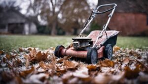 lawn mower winter maintenance