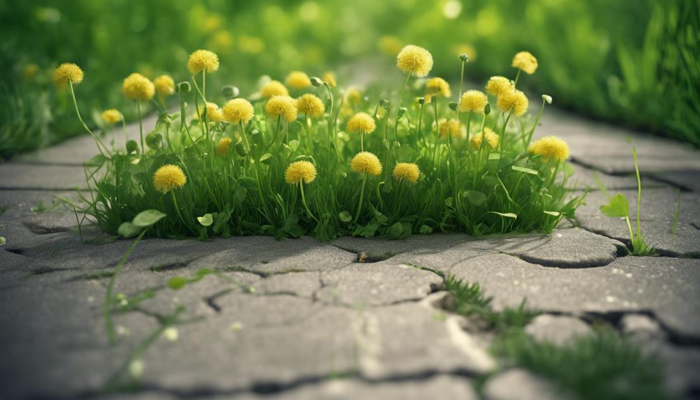 spring lawn weed removal