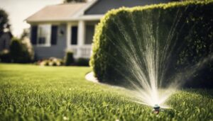 water after fertilizer application